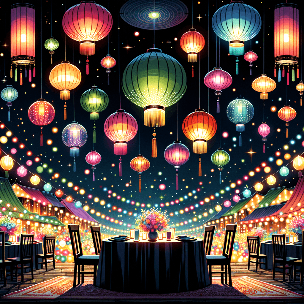Colorful Festival Of Lights DIY Paint By Numbers