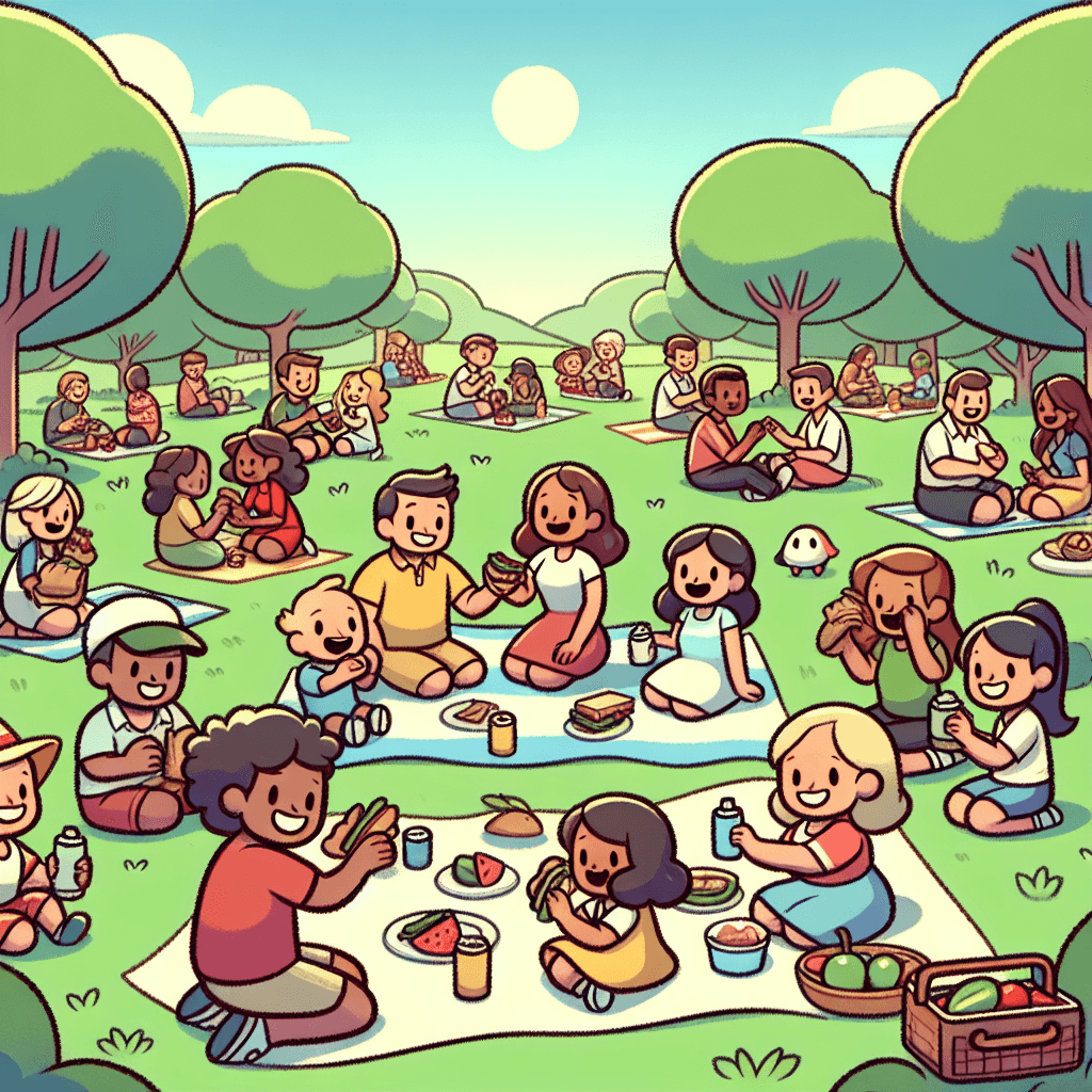 Happy Picnic Day Paint By Numbers Art