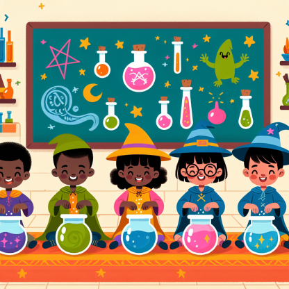 Magical Wizard School Painting By Numbers Kit