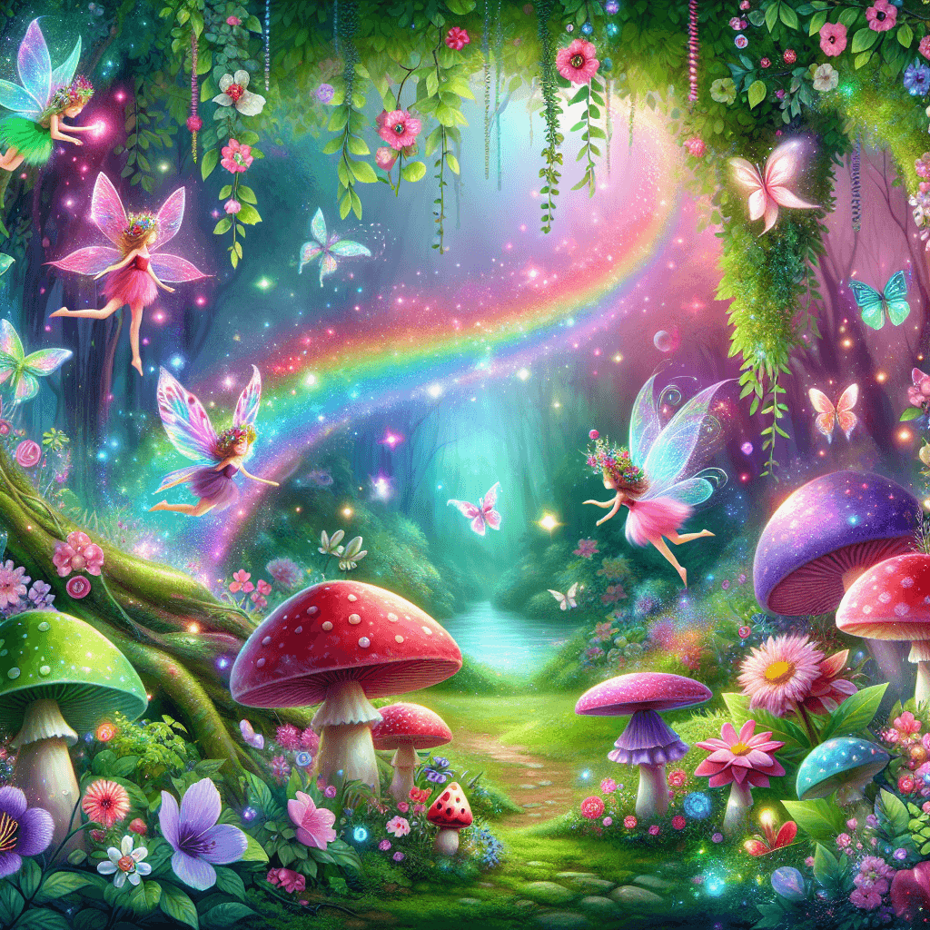 Enchanted Fairyland Dreams Paint By Numbers