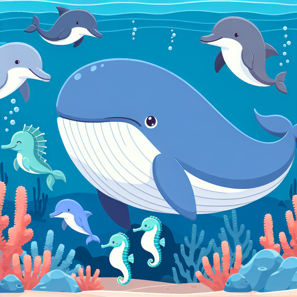 Whale's Ocean Tale Paint By Color