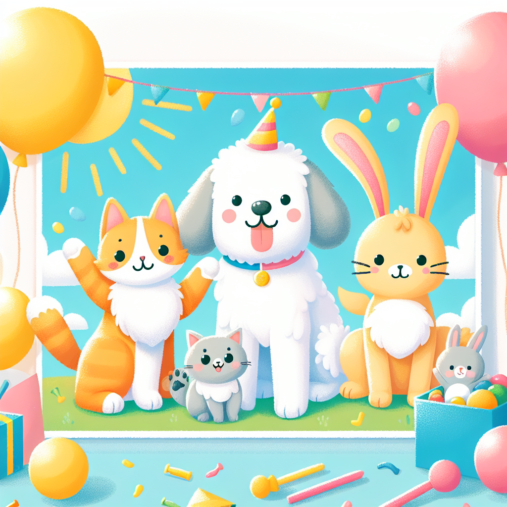Friendly Pet Party Number Painting