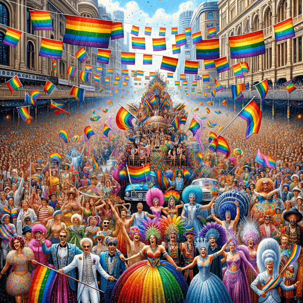 Sydney Mardi Gras - Sydney Numbered Painting Kits