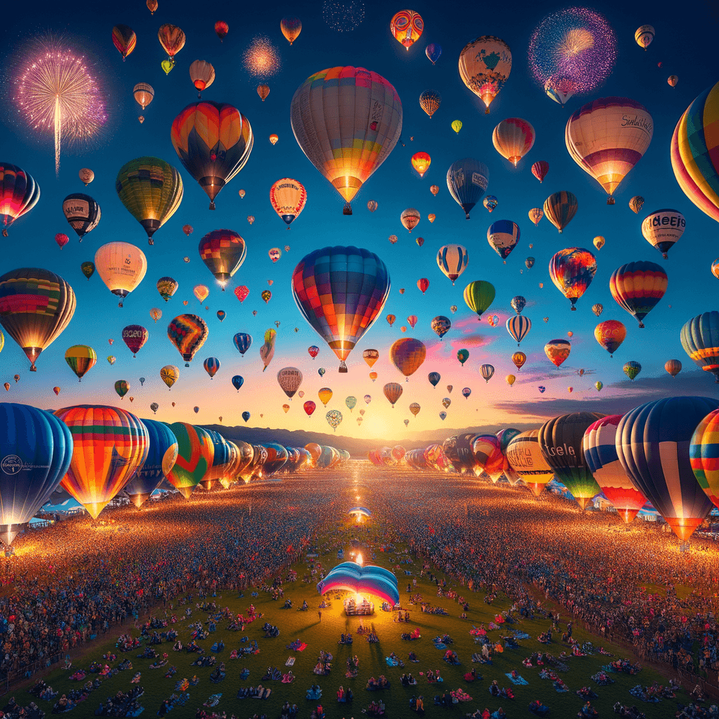 Balloon Fiesta - USA Paint By Color