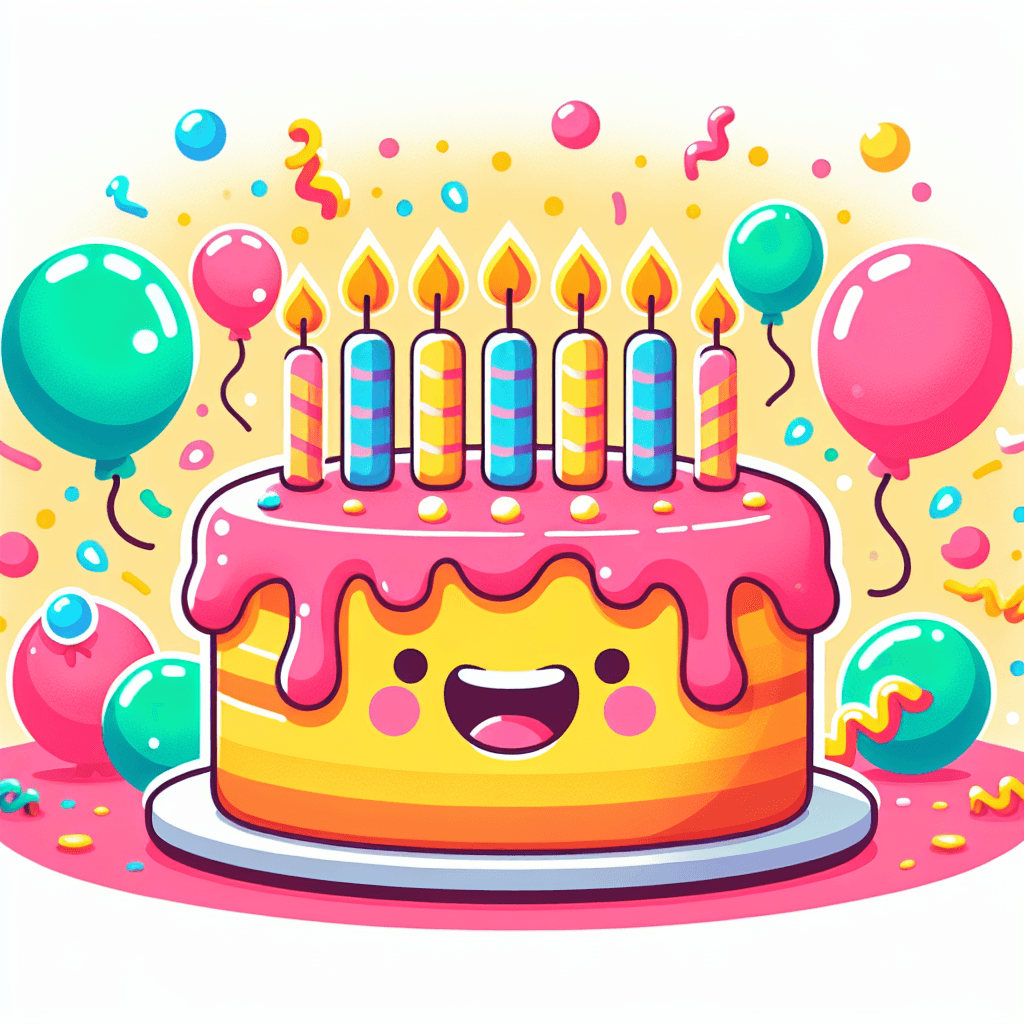 Bouncing Birthday Cake Paint By Numbers Kits