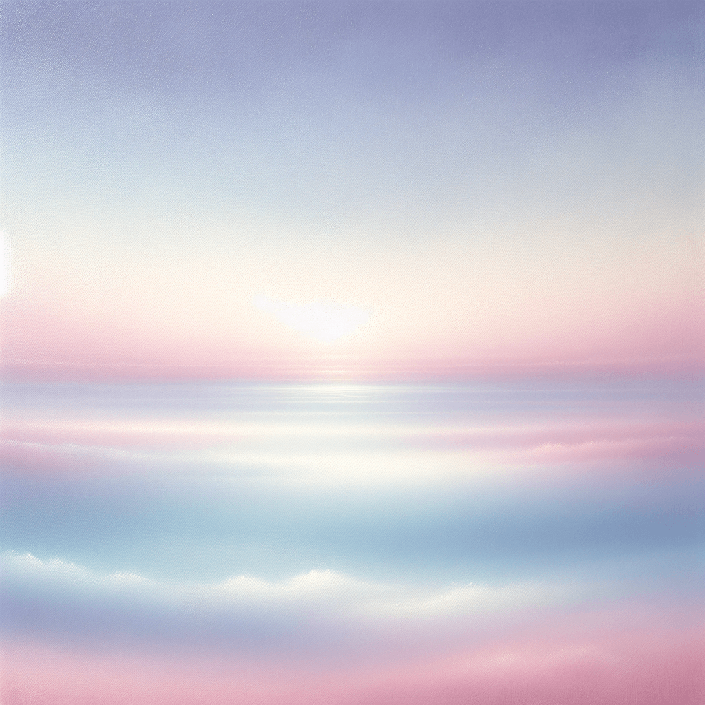 Pastel Horizon Tranquility Paint By Color