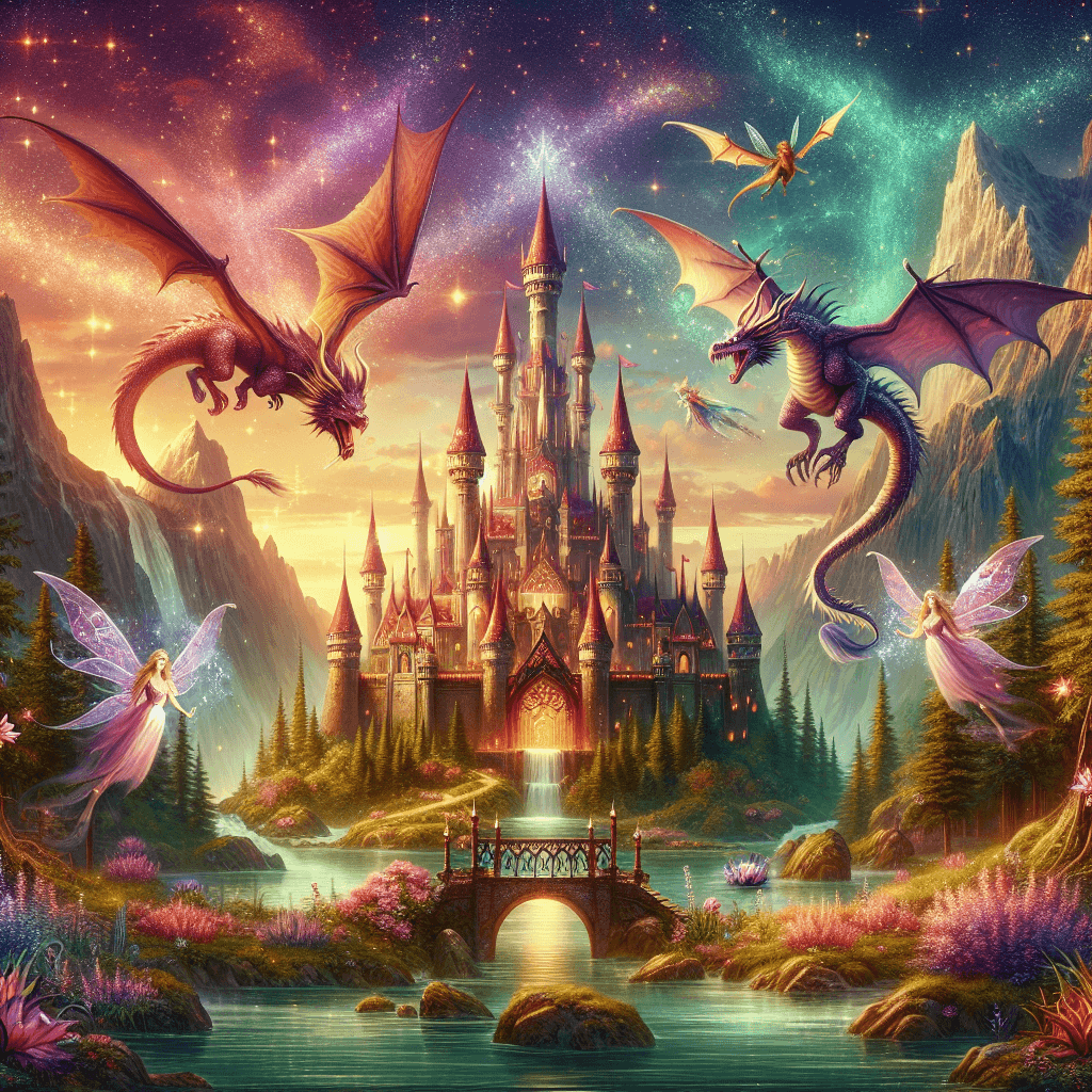 Enchanting Fantasy Realm DIY Paint By Numbers