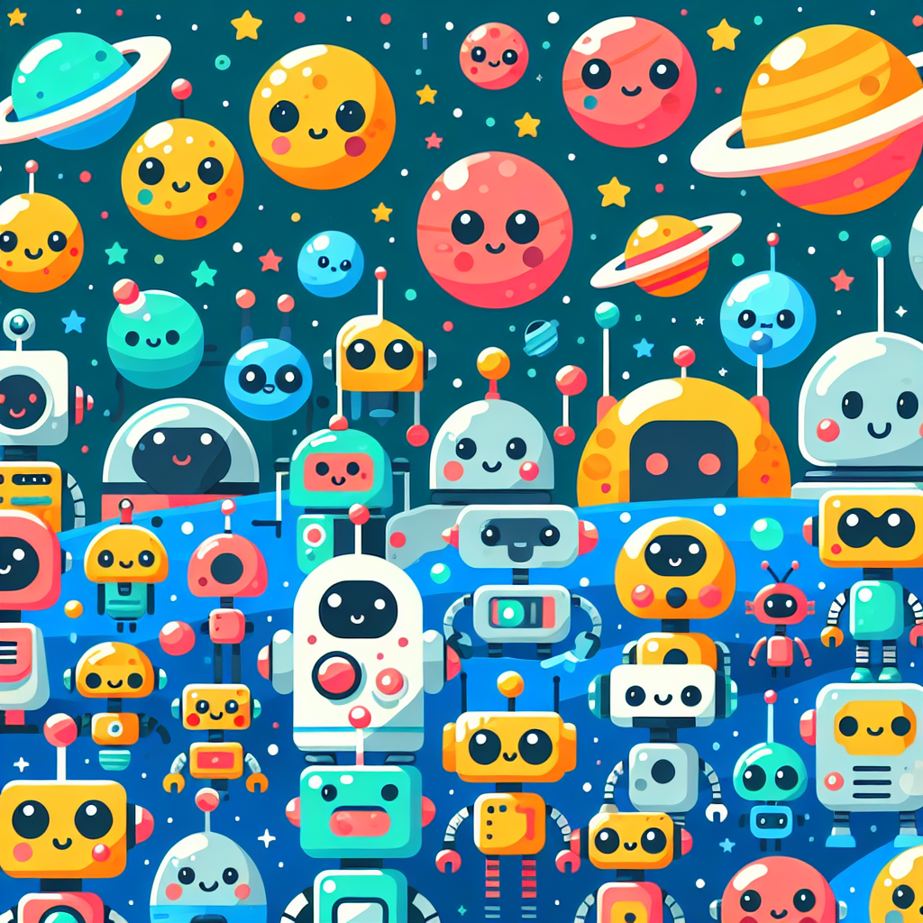 Space Robot Discovery Paint By Numbers