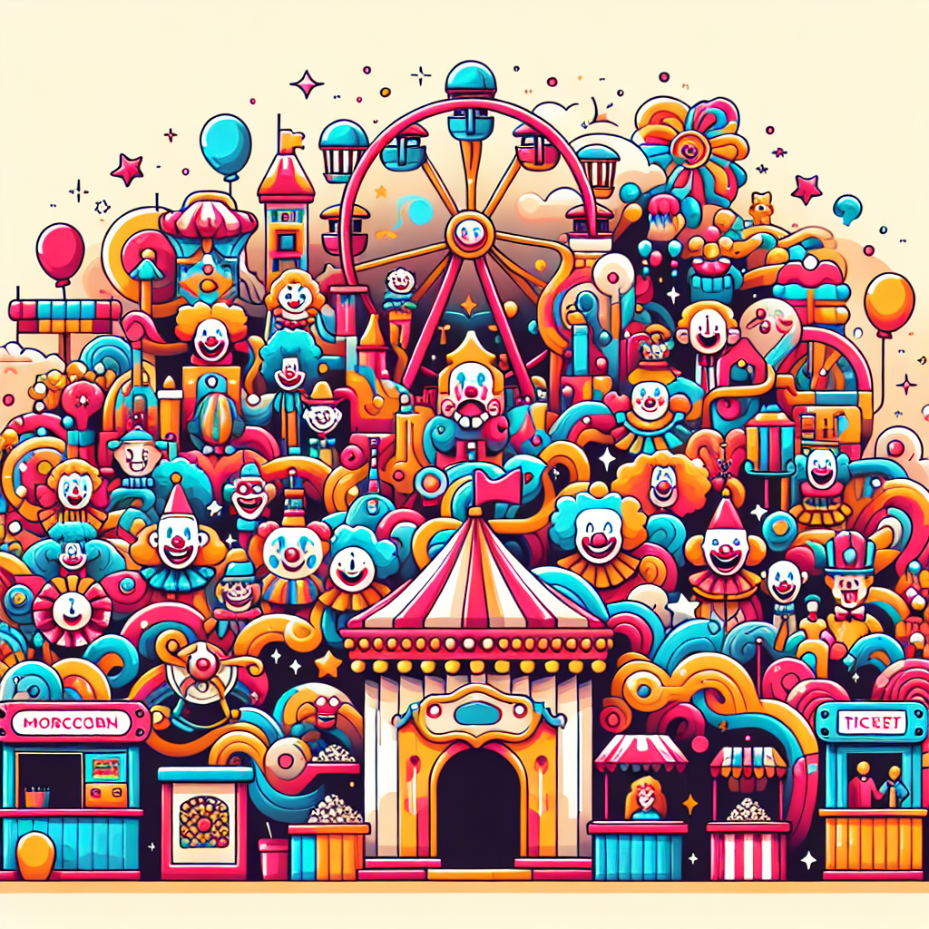 Carnival Funhouse Extravaganza Paint By Number