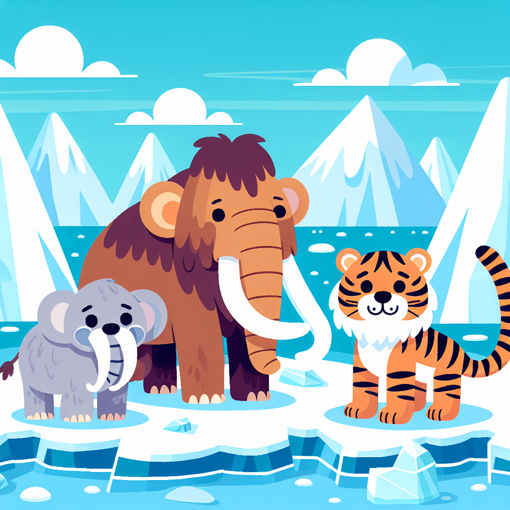 Ice Age Mammoth Journey Paint By Numbers Art