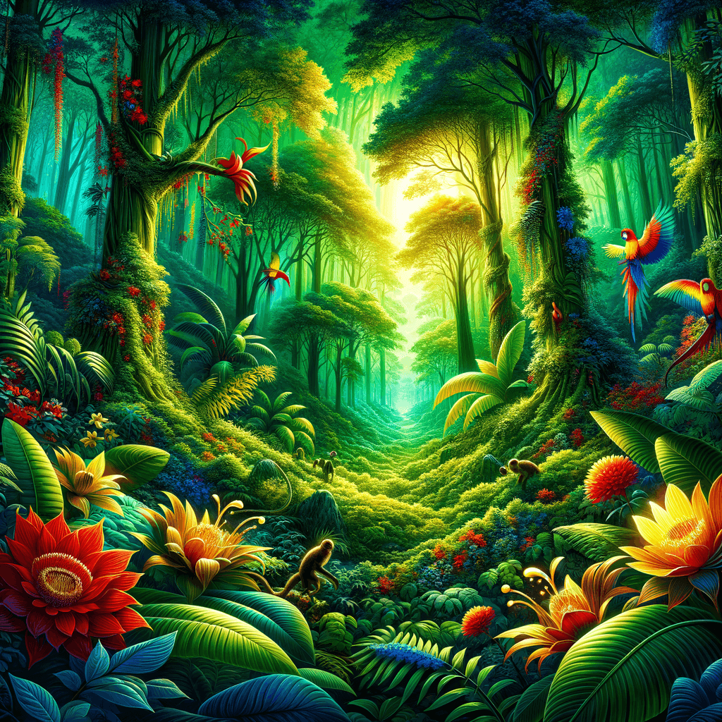 Rainforest Harmony DIY Paint By Numbers
