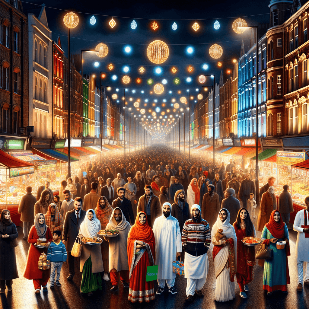 Diwali In Leicester - England Paint By Numbers Kits