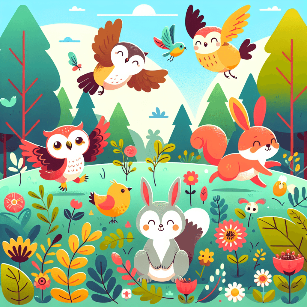 Magical Forest Frolic Paint By Numbers Art