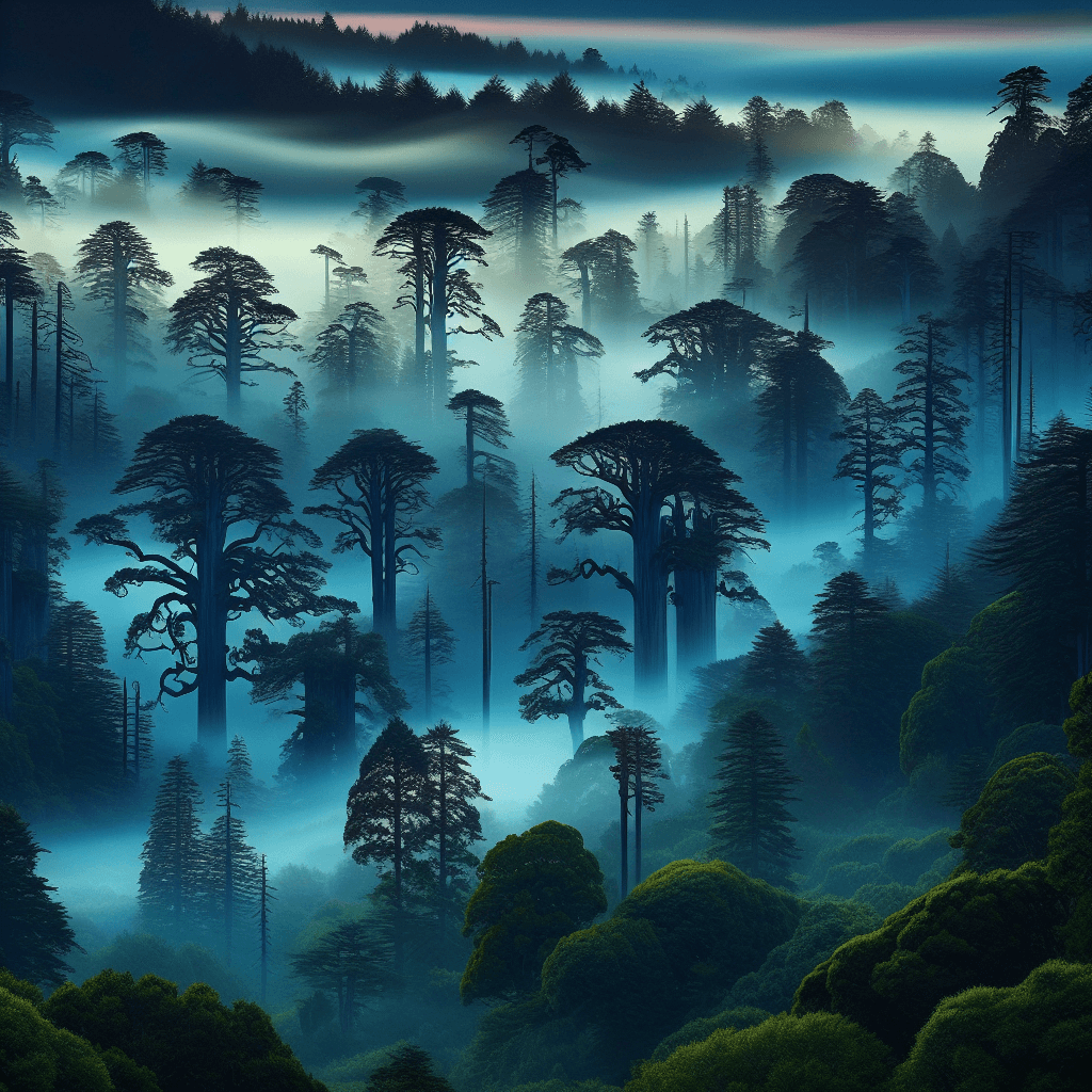 Gothic Forest Shadows Paint By Color