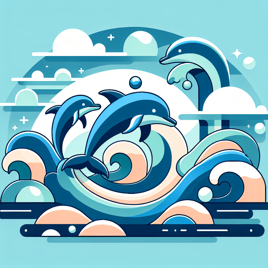 Dainty Dolphins Painting By Numbers Kit