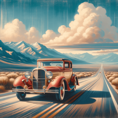 Vintage Travel Adventure Numbered Painting Kits