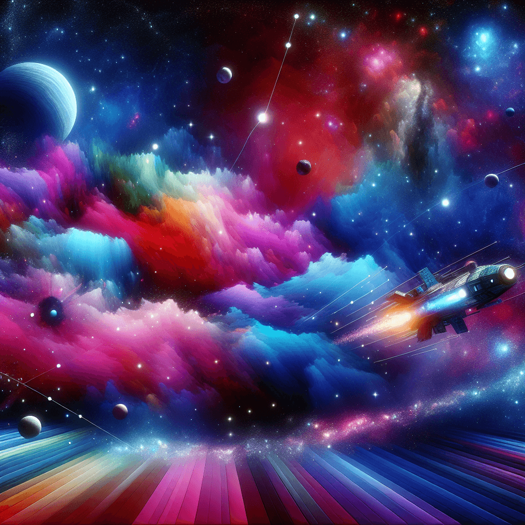 Adventurous Space Expedition Paint By Number