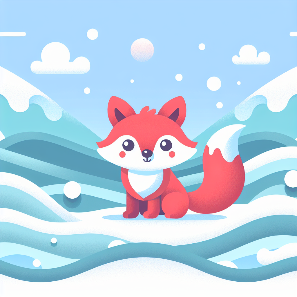 Arctic Fox's Secret Tale Paint By Numbers