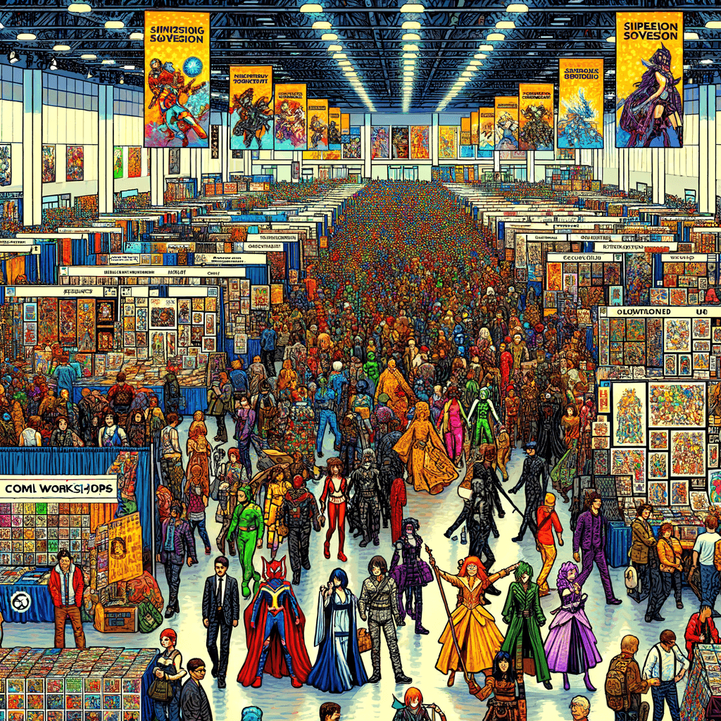 San Diego Comic-Con - USA Paint By Numbers Art