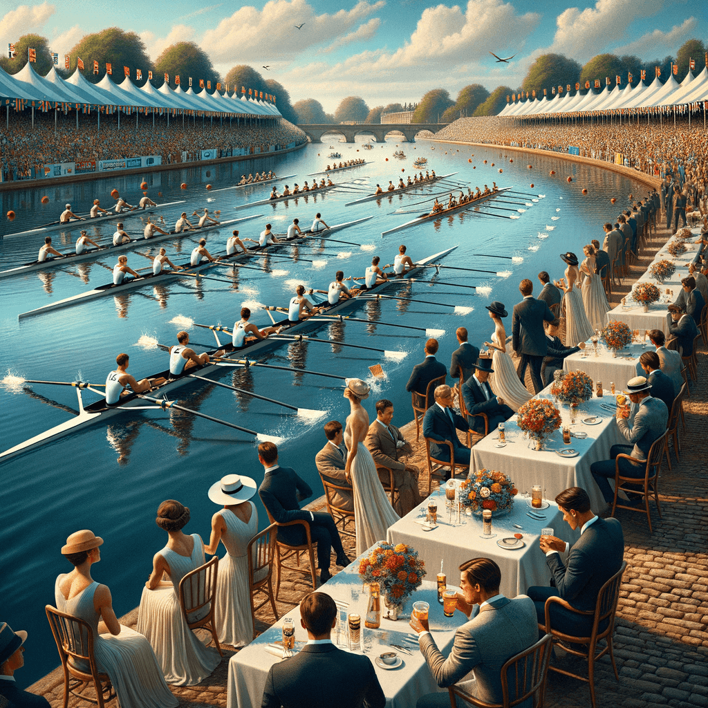 Henley Royal Regatta - England Number Painting