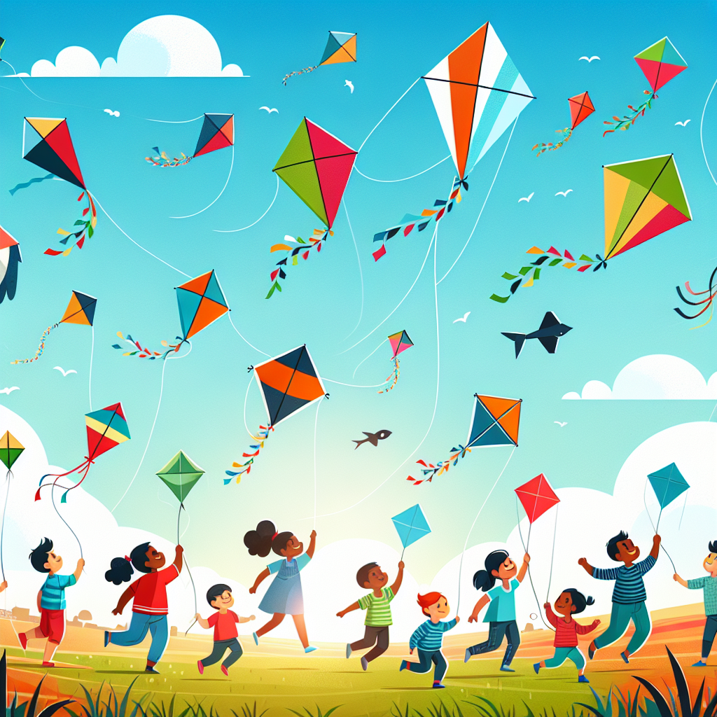 Kite Festival Delight Painting Number Kit