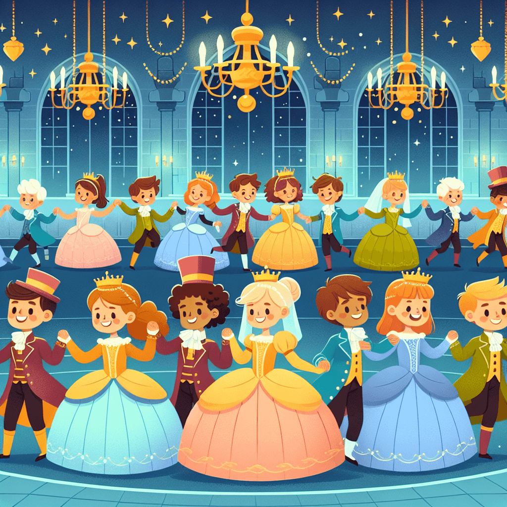 Moonlight Castle Ball Numbered Painting Kits