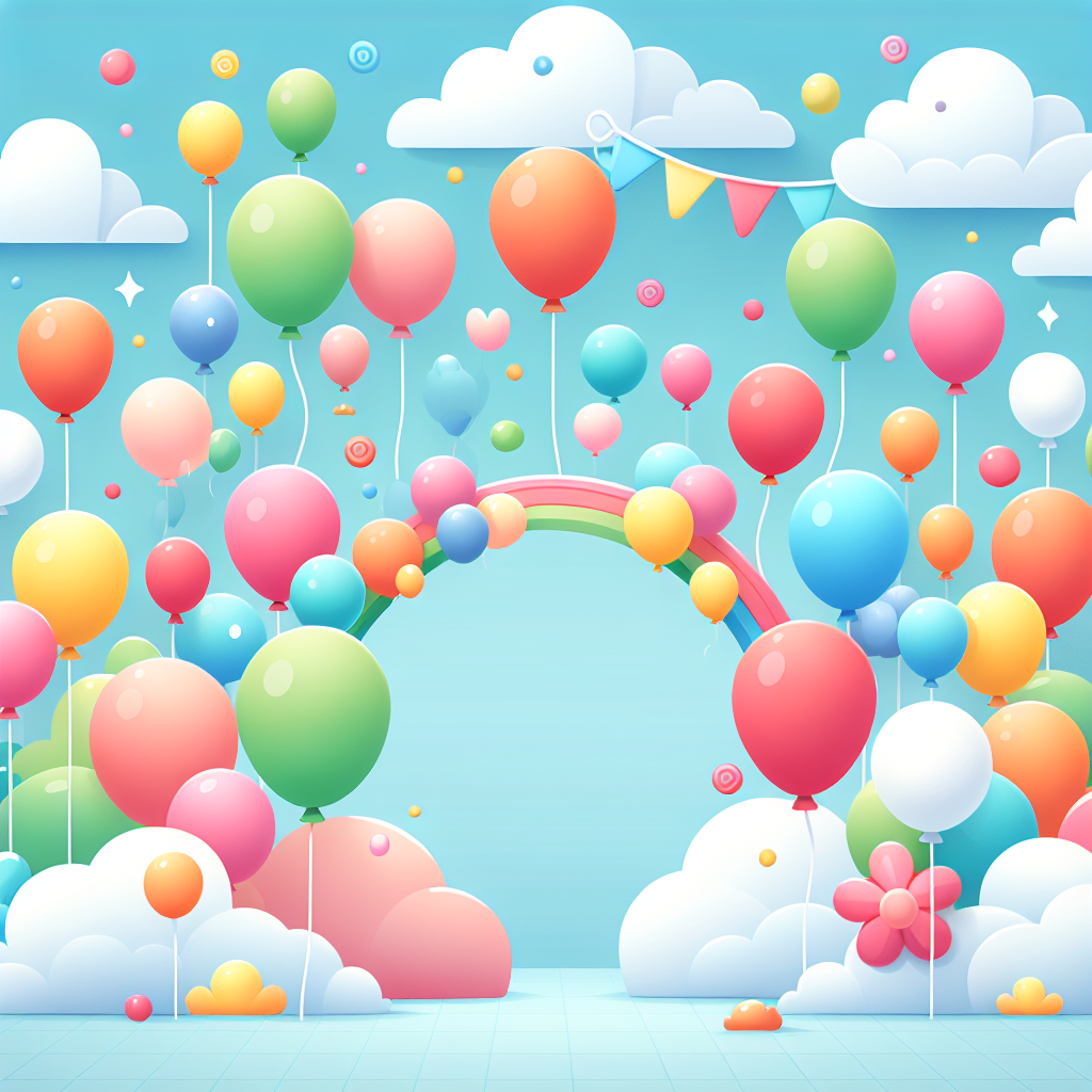 Blissful Balloon Festival Painting Number Kit