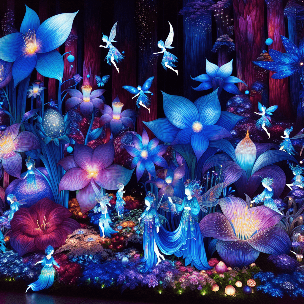 Enchanted Fairy Garden Glow Paint By Numbers