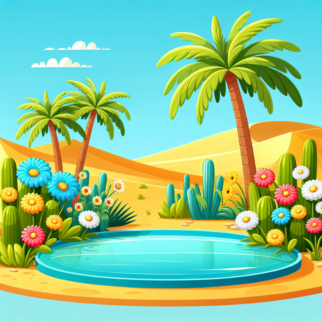 Enchanted Oasis Paint By Numbers Kits