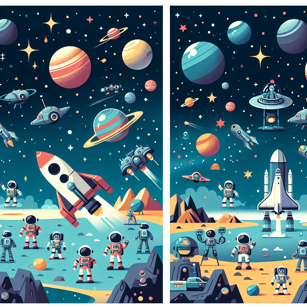 Space Voyage Expedition DIY Paint By Numbers