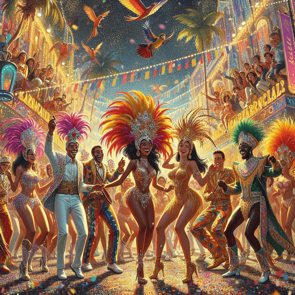 Karnaval De Barranquilla - Colombia Painting Number Kit