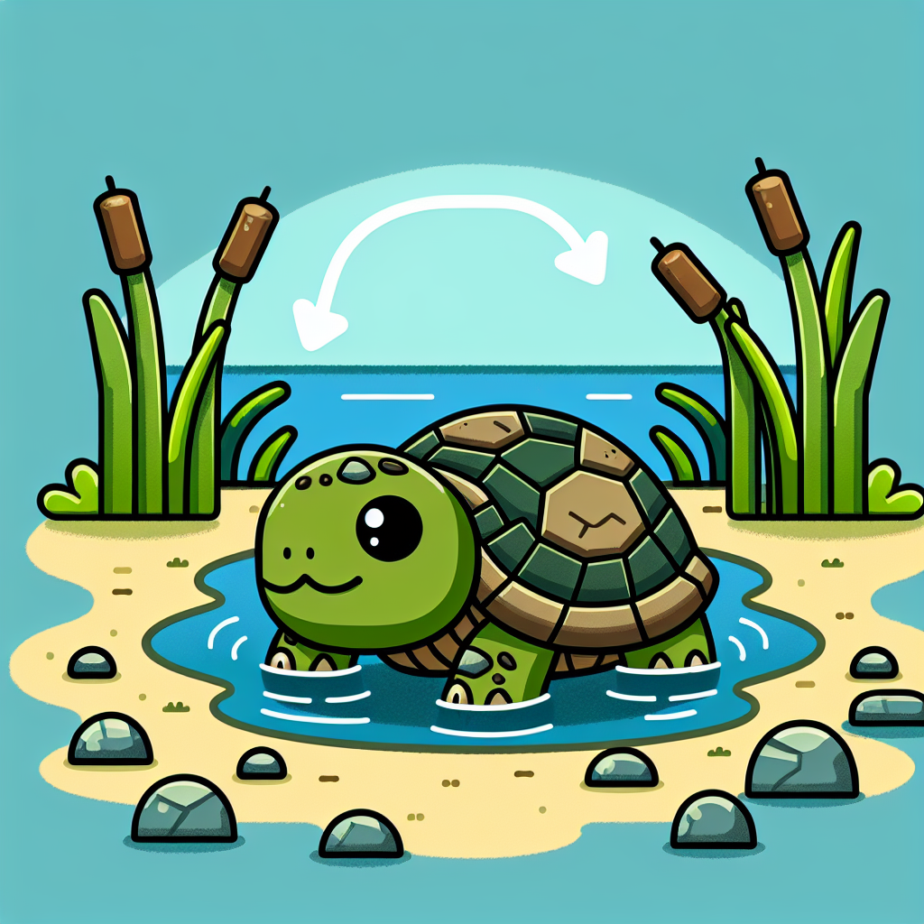 Snappy Snapping Turtle Paint By Numbers Art