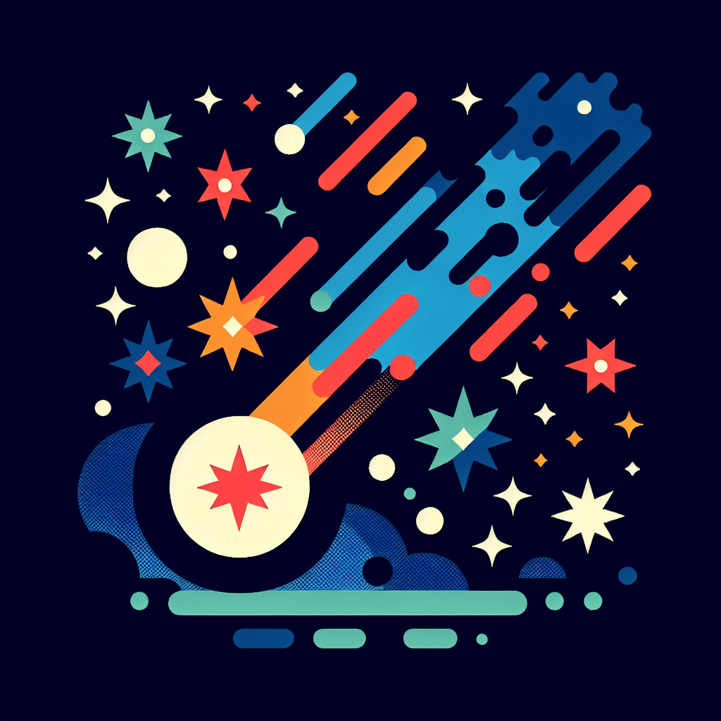 Cosmic Comets Paint By Color