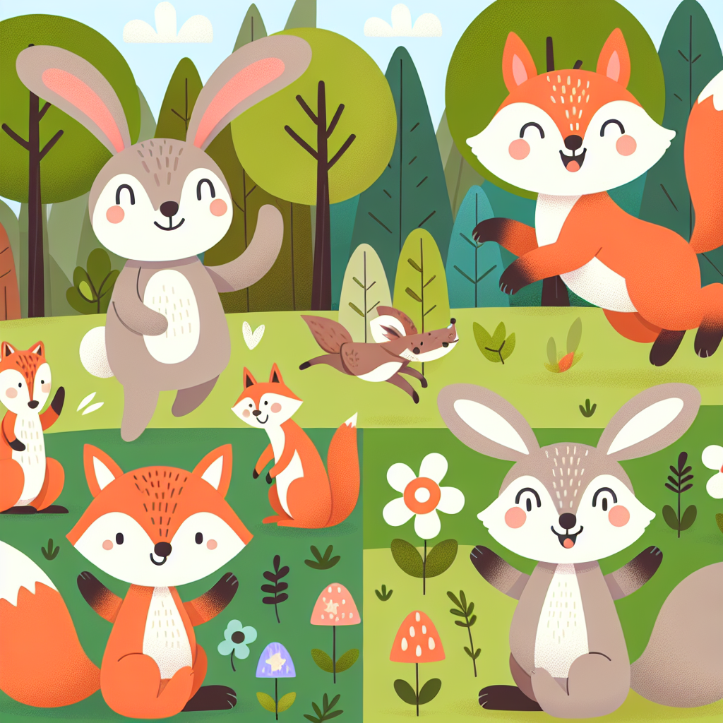 Happy Woodland Friends DIY Paint By Numbers