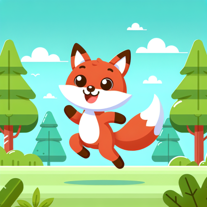 Joyful Fox's Forest Frolic Numbered Painting Kits