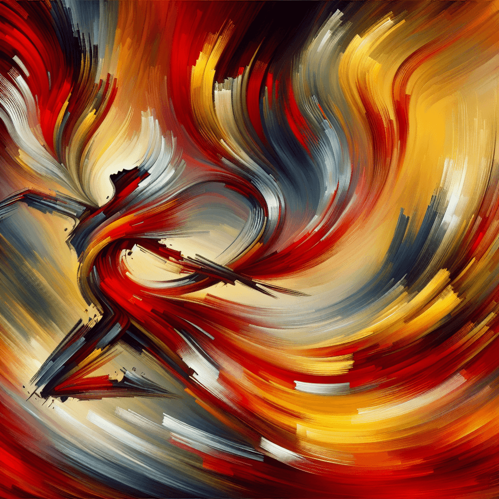 Dynamic Abstract Energy Paint By Numbers Art