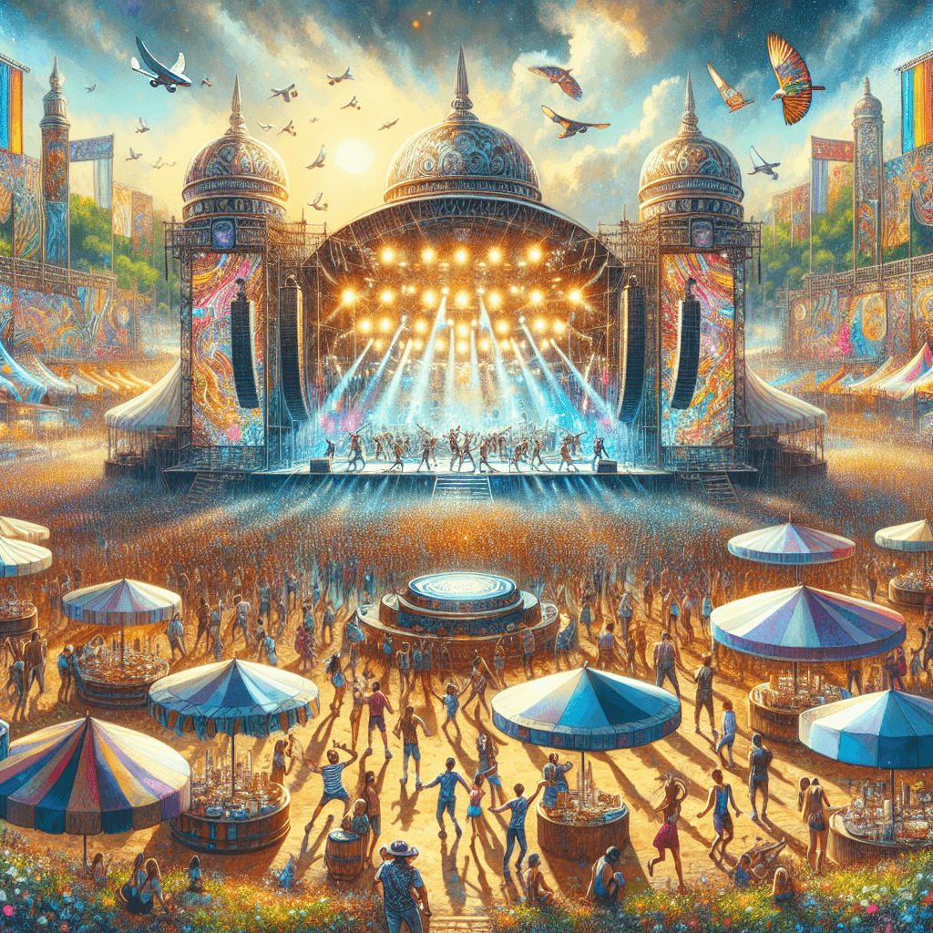 The Sziget Festival - Hungary Painting By Numbers Kit