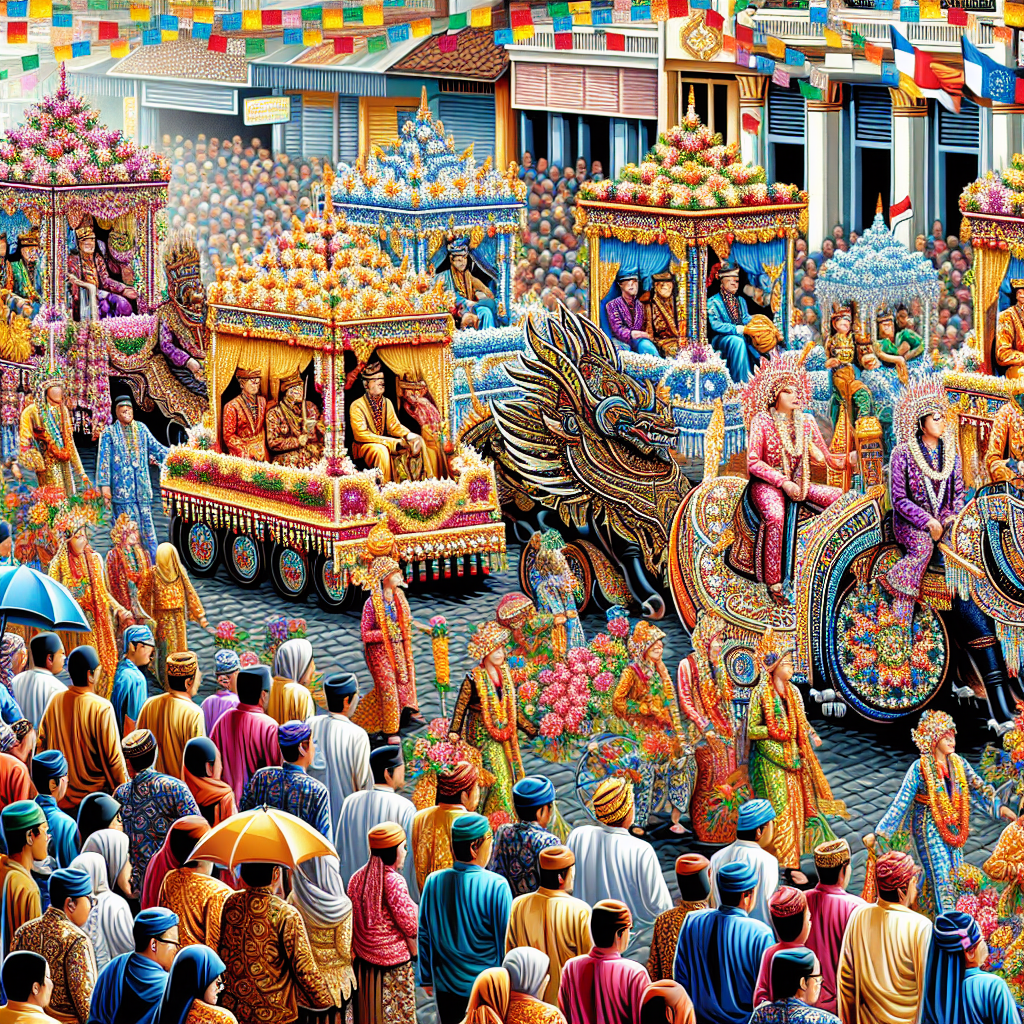 Karnaval Di Jakarta - Indonesia DIY Paint By Numbers