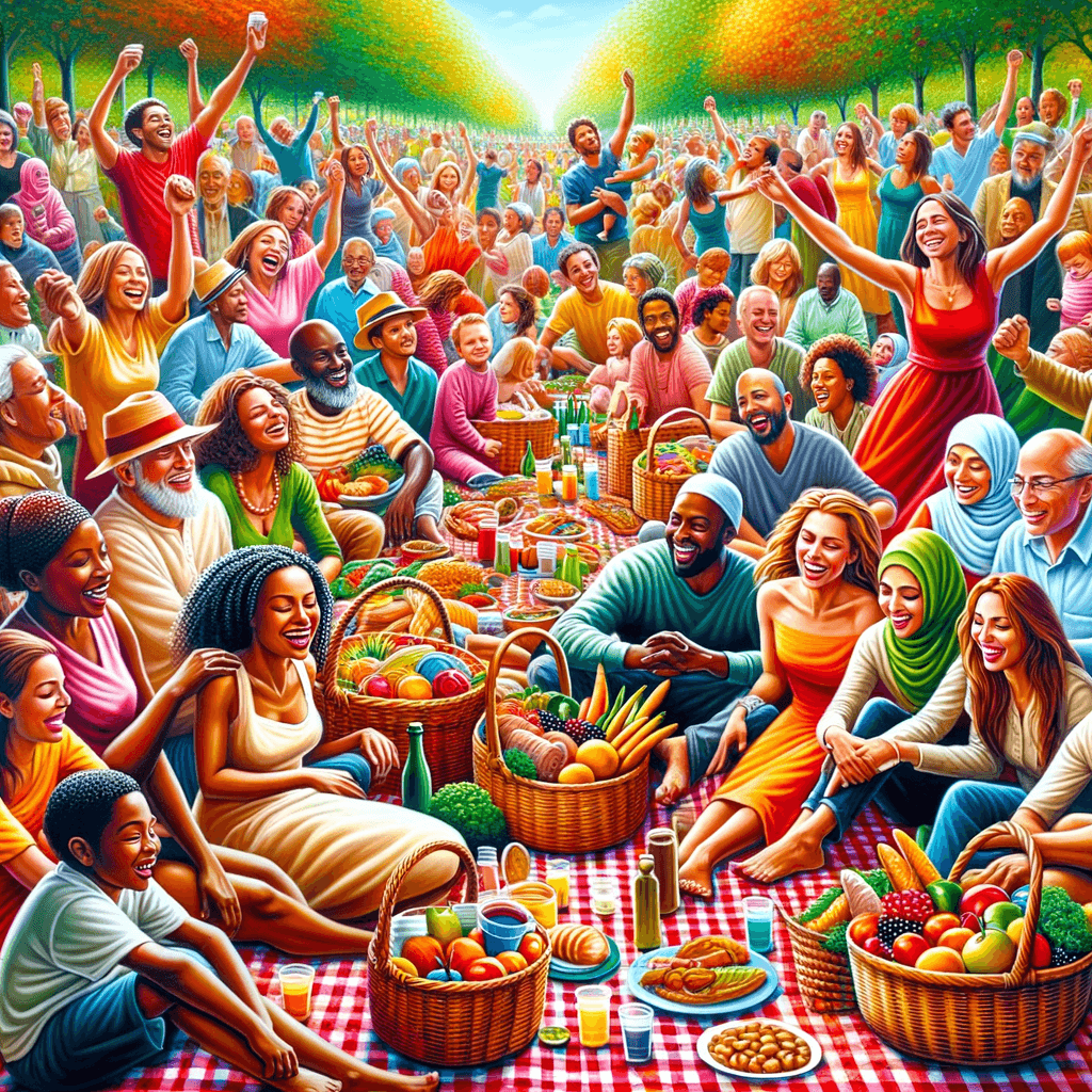 Delightful Picnic Paint By Color