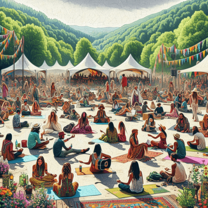 Wilderness Festival - England Numbered Painting Kits