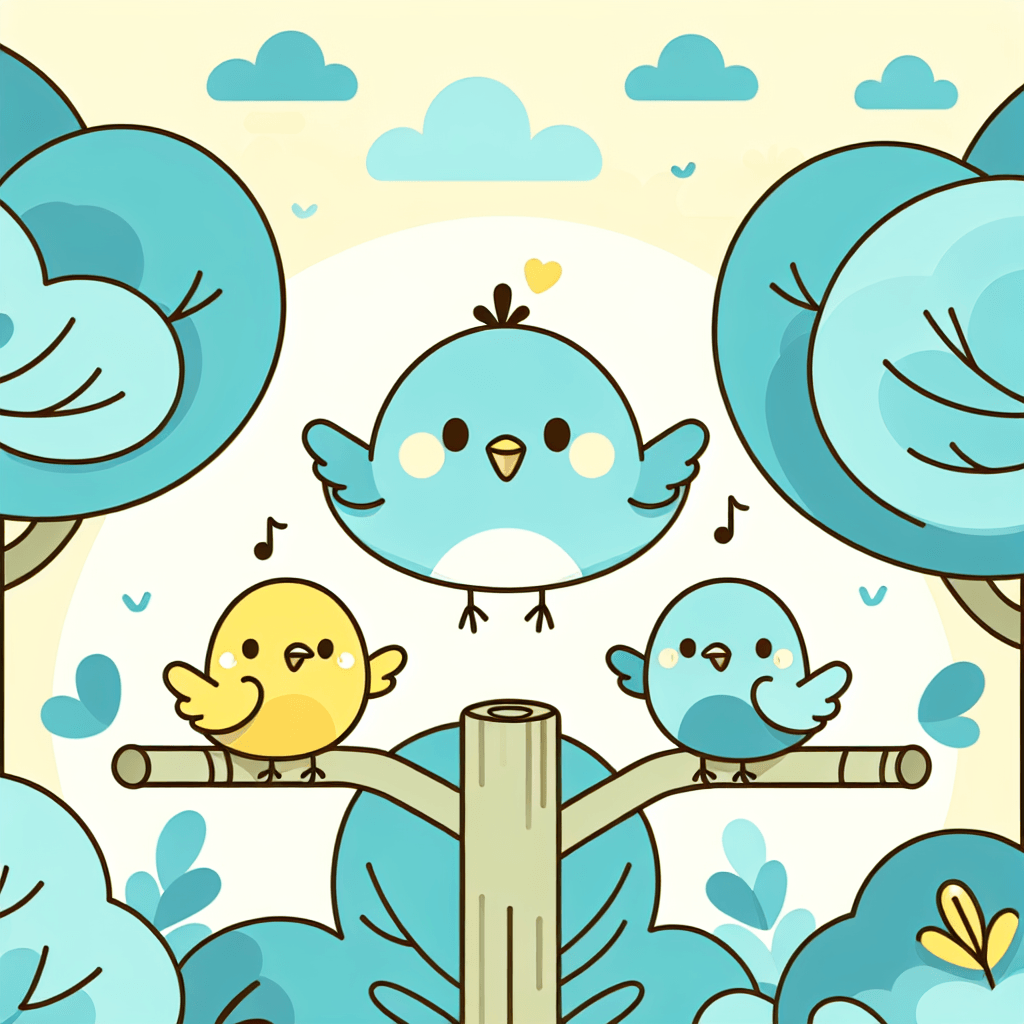 Chirping Bird Morning Paint By Color