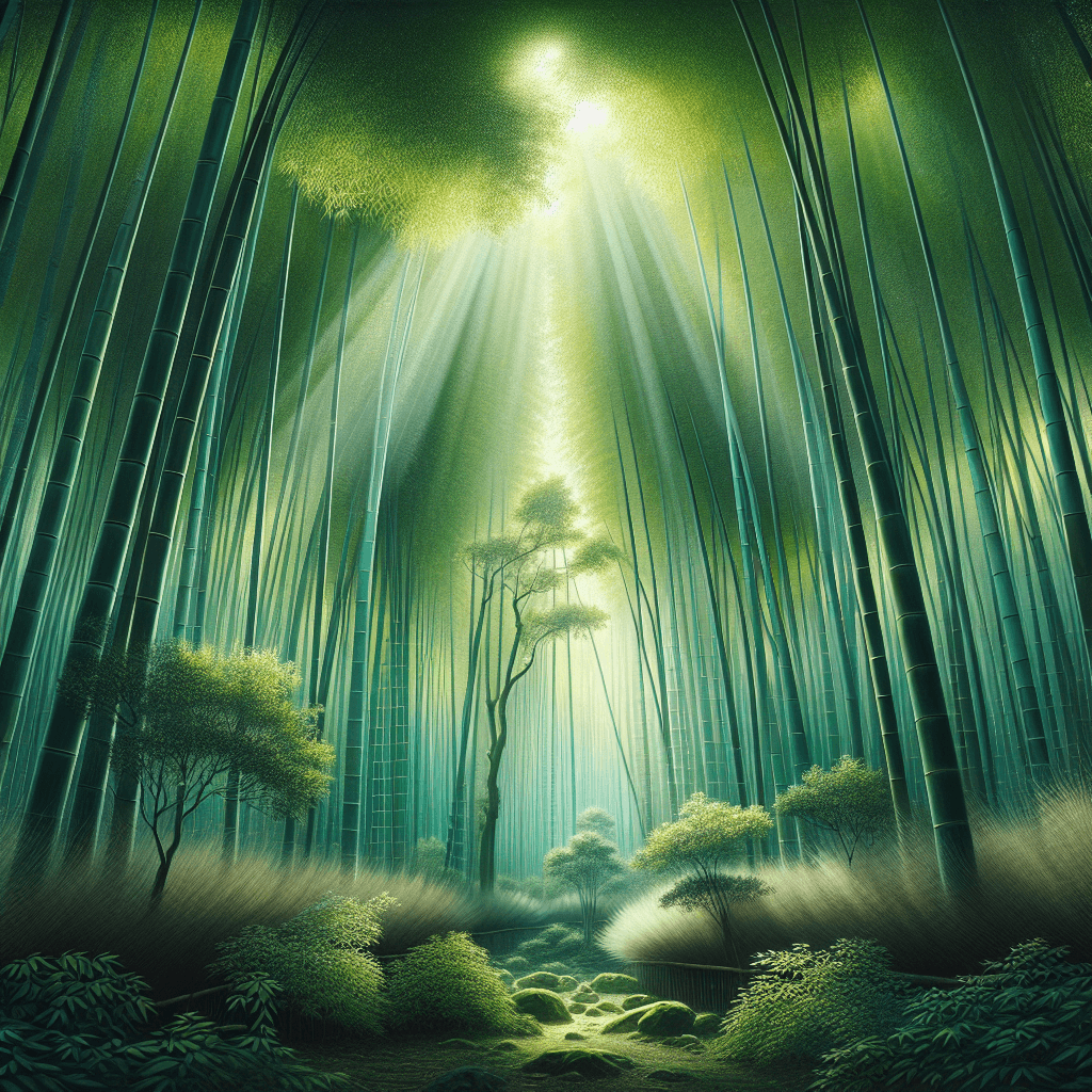 Meditative Bamboo Forest Paint By Number