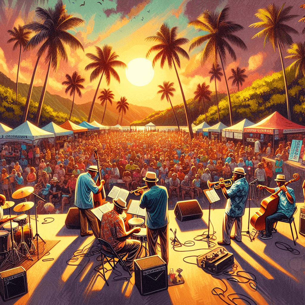 Puerto Rico Heineken JazzFest Paint By Numbers