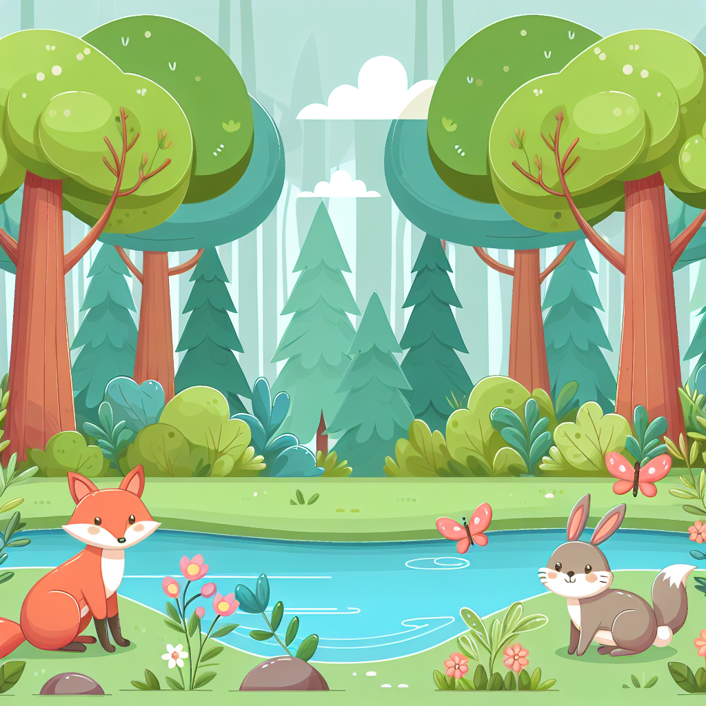 Woodland Animals Retreat Paint By Color
