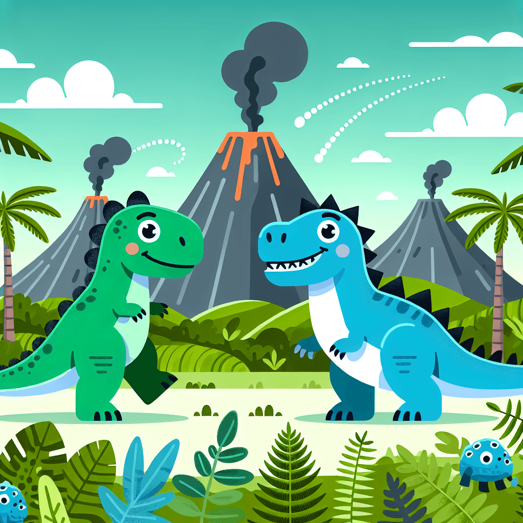 Dinosaur Park Paint By Color