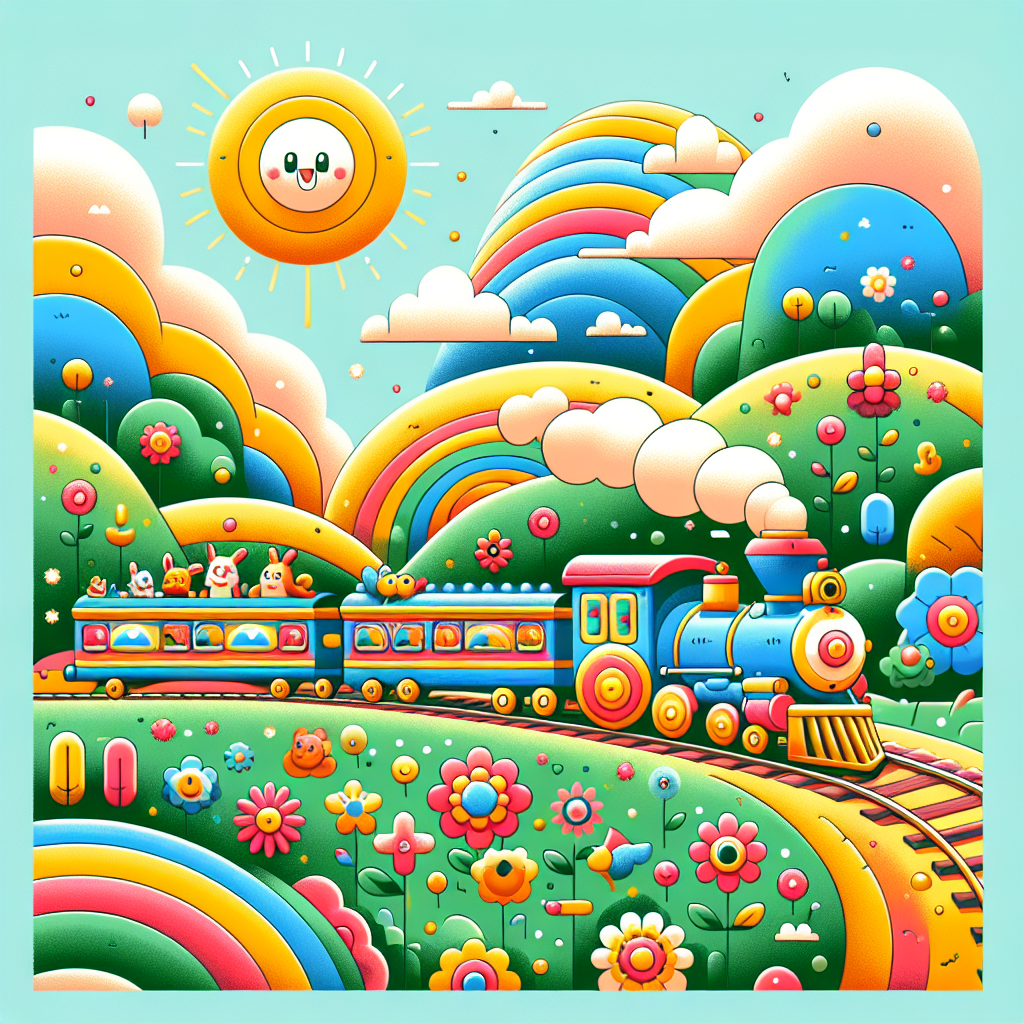 Fantasy Train Ride Paint By Color