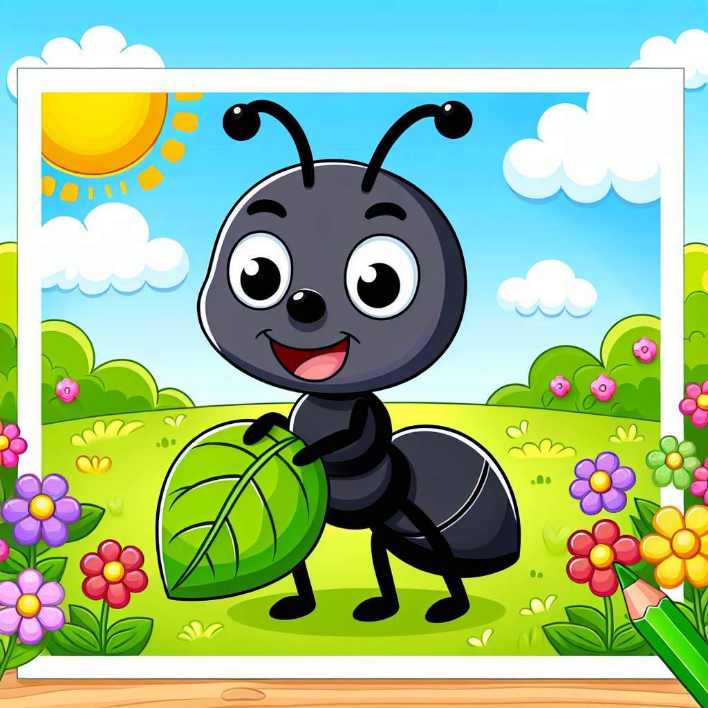 Cheerful Ant Painting By Numbers Kit