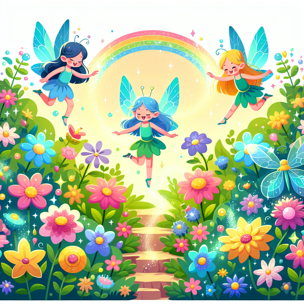 Garden Fairy Frolic Numbered Painting Kits