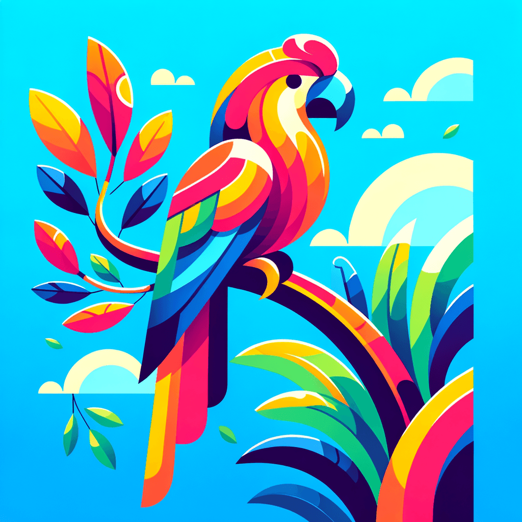 Tropical Parrot Paradise Paint By Numbers Art