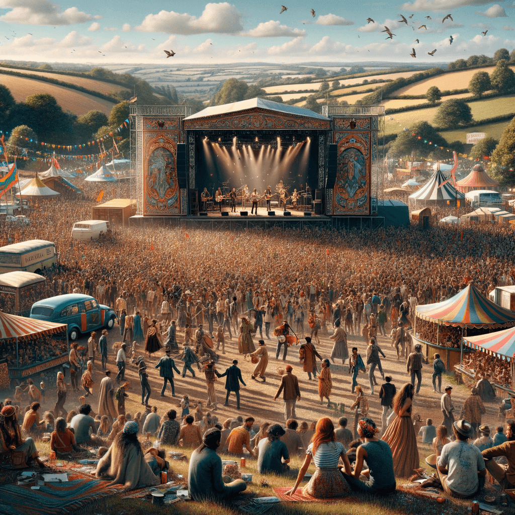 Glastonbury Festival - Somerset Painting By Numbers Kit